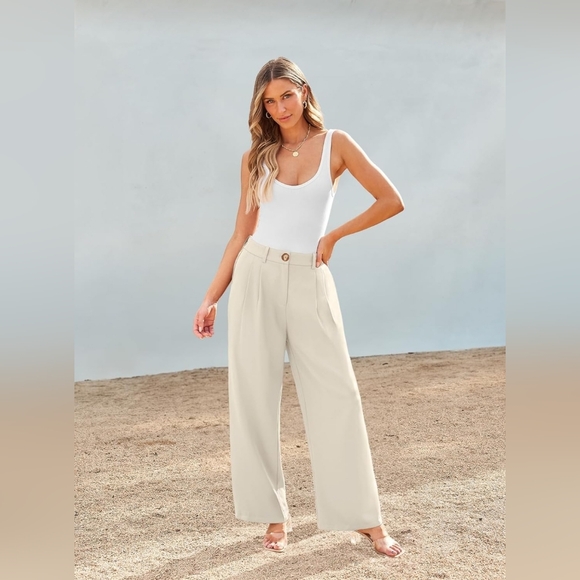 High Waisted Wide Leg Trousers - Picture 2 of 6